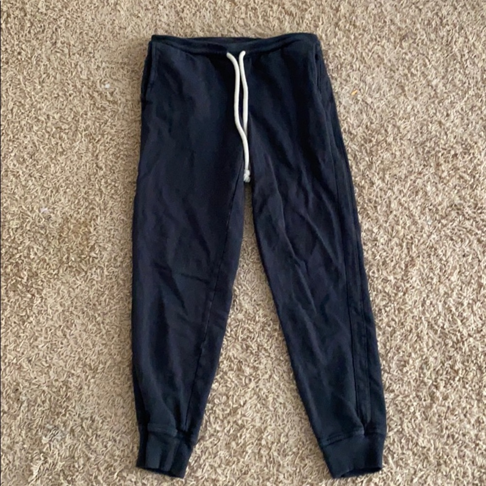 dark gray sweatpants